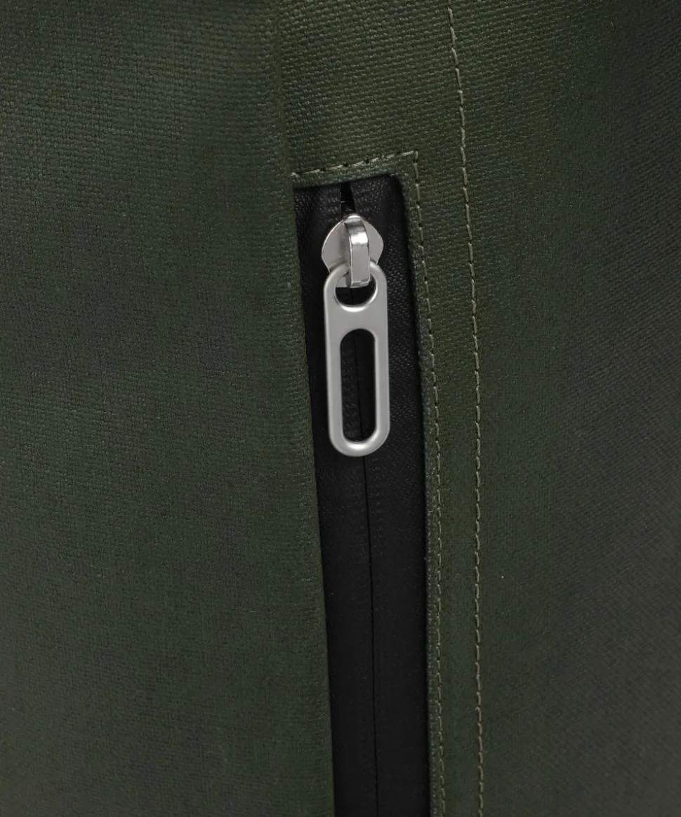 Pickwick Cotton Canvas Large Rolltop Rucksack 16″ Canvas olivgrün