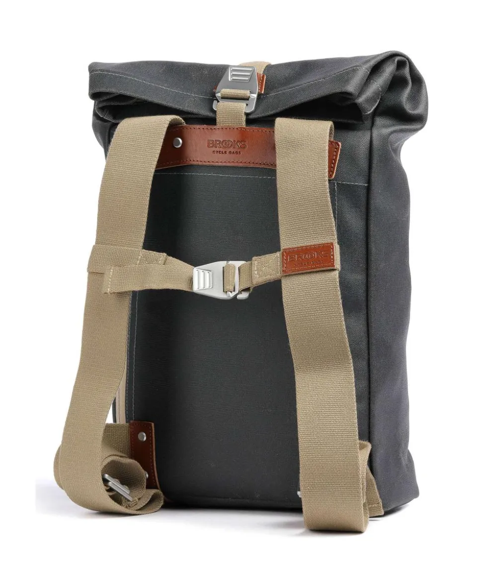Pickwick Cotton Canvas Small Rolltop Rucksack 13″ Baumwolle grau