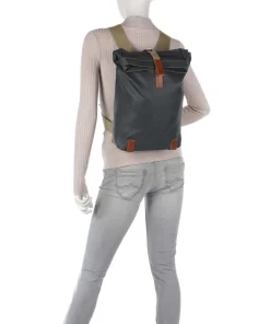 Pickwick Cotton Canvas Small Rolltop Rucksack 13″ Baumwolle grau