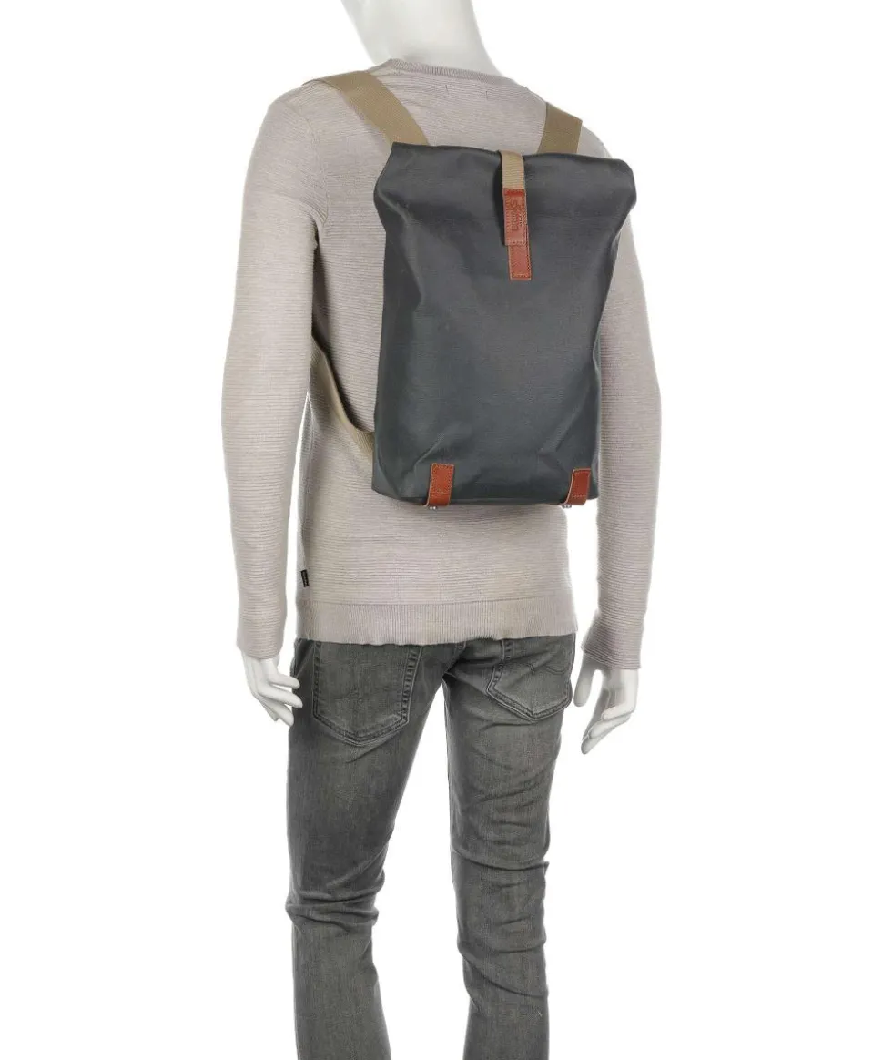 Pickwick Cotton Canvas Small Rolltop Rucksack 13″ Baumwolle grau