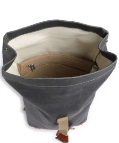 Pickwick Cotton Canvas Small Rolltop Rucksack 13″ Baumwolle grau