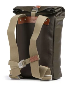 Pickwick Cotton Canvas Small Rolltop Rucksack 13″ Baumwolle khaki