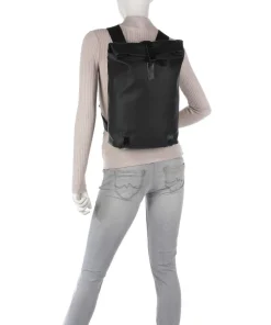 Pickwick Cotton Canvas Small Rolltop Rucksack 13″ Baumwolle schwarz