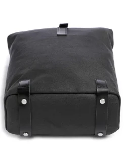 Pickwick Cotton Canvas Small Rolltop Rucksack 13″ Baumwolle schwarz