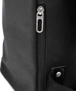 Pickwick Cotton Canvas Small Rolltop Rucksack 13″ Baumwolle schwarz