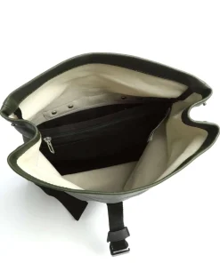 Pickwick Cotton Canvas Small Rolltop Rucksack 13″ Baumwolle olivgrün