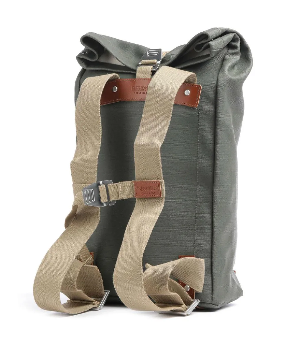 Pickwick Cotton Canvas Small Rolltop Rucksack 13″ Baumwolle grau