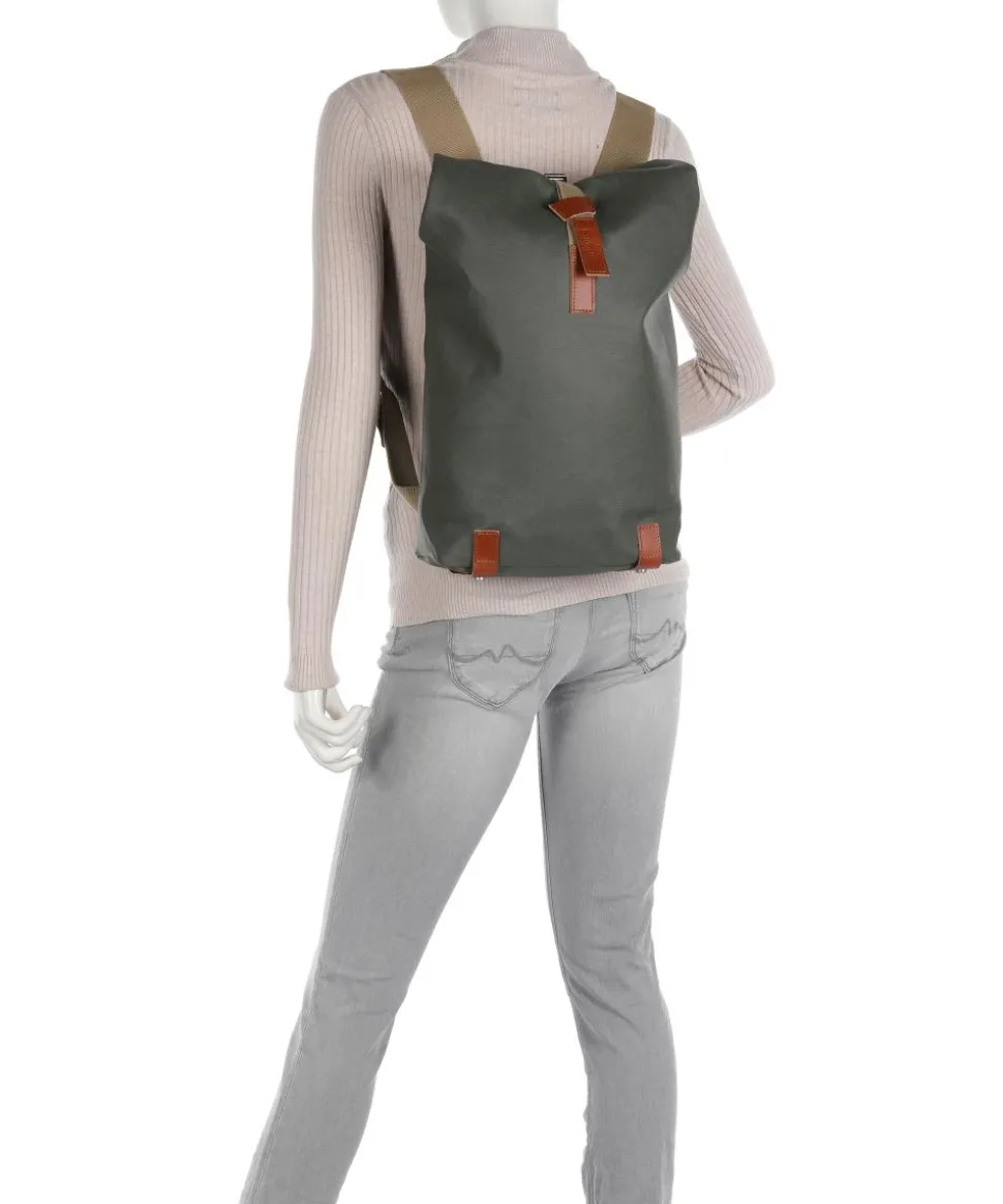 Pickwick Cotton Canvas Small Rolltop Rucksack 13″ Baumwolle grau