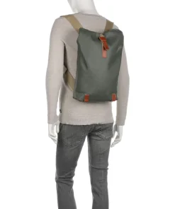 Pickwick Cotton Canvas Small Rolltop Rucksack 13″ Baumwolle grau