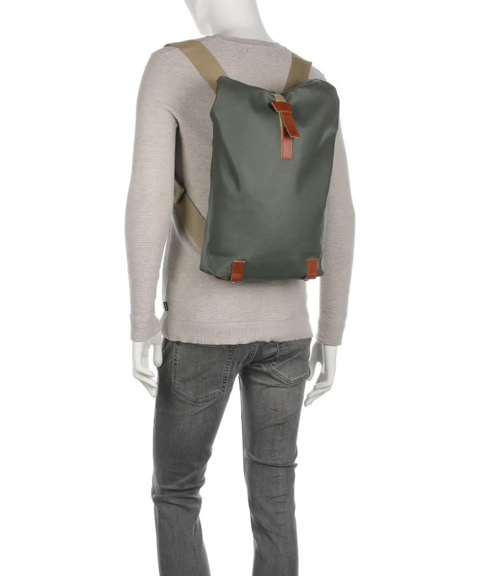 Pickwick Cotton Canvas Small Rolltop Rucksack 13″ Baumwolle grau