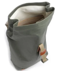 Pickwick Cotton Canvas Small Rolltop Rucksack 13″ Baumwolle grau
