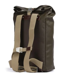 Pickwick Large Patchwork Rolltop Rucksack 16″ Canvas khaki