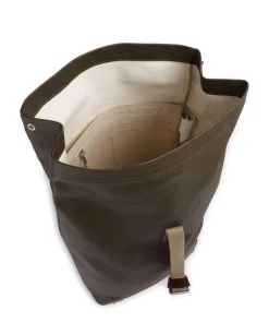 Pickwick Large Patchwork Rolltop Rucksack 16″ Canvas khaki