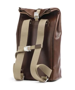 Pickwick Leather Large Rolltop Rucksack 15″ Rindsleder dunkelbraun