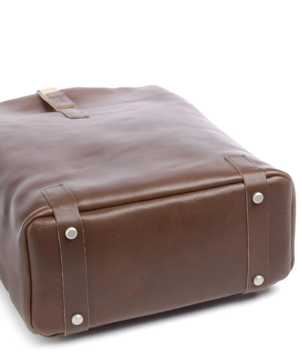 Pickwick Leather Large Rolltop Rucksack 15″ Rindsleder dunkelbraun