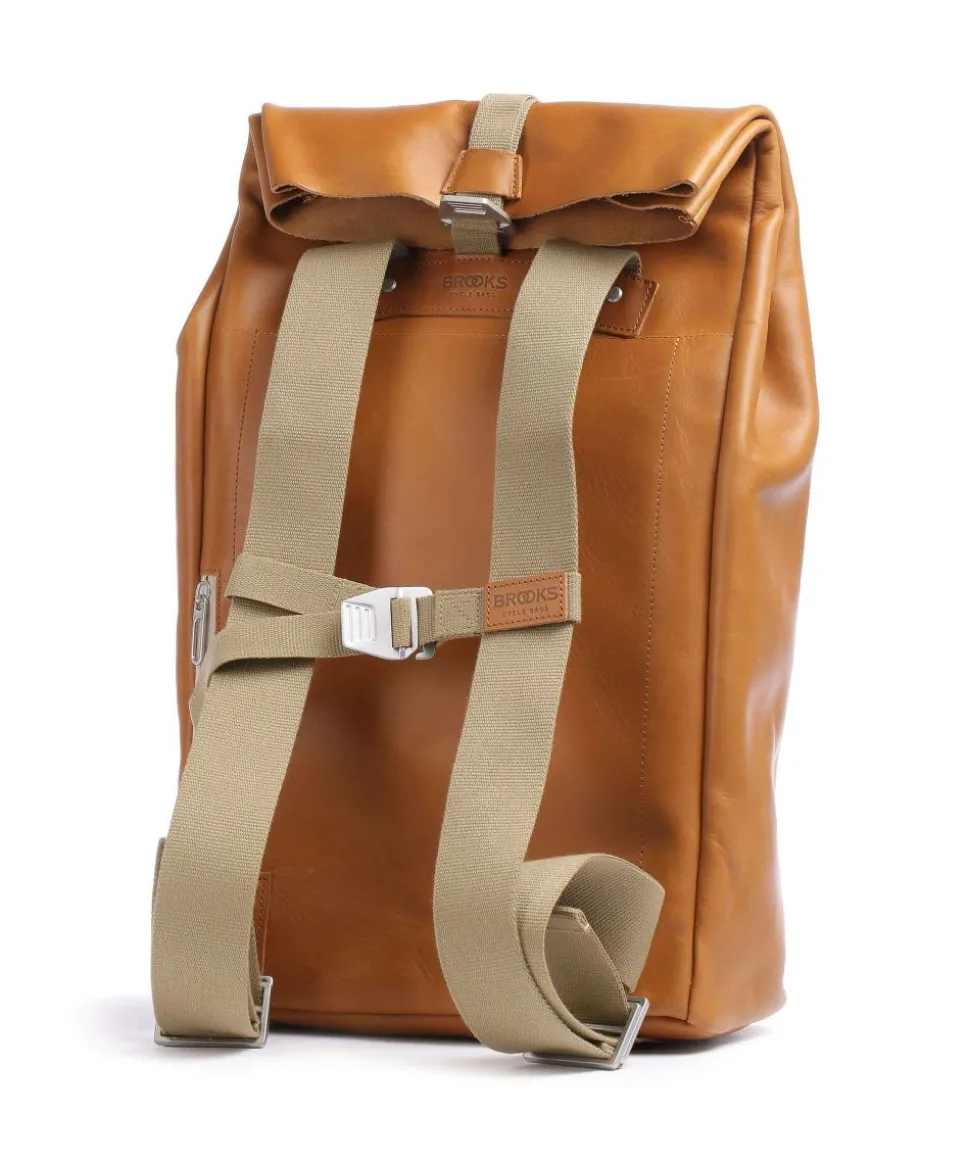 Pickwick Leather Large Rolltop Rucksack 15″ Rindsleder cognac