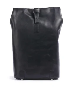 Pickwick Leather Small Rolltop Rucksack 13″ genarbtes Rindsleder schwarz