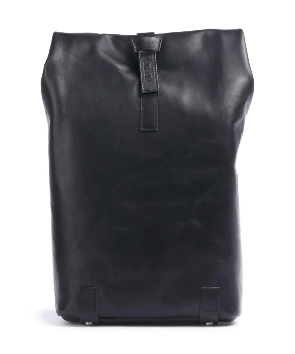 Pickwick Leather Small Rolltop Rucksack 13″ genarbtes Rindsleder schwarz