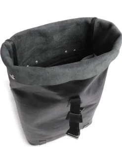 Pickwick Leather Small Rolltop Rucksack 13″ genarbtes Rindsleder schwarz