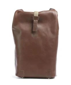 Pickwick Leather Small Rolltop Rucksack 13″ genarbtes Rindsleder dunkelbraun