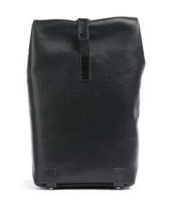 Pickwick Reflective Leather Small Rolltop Rucksack 13″ Canvas schwarz