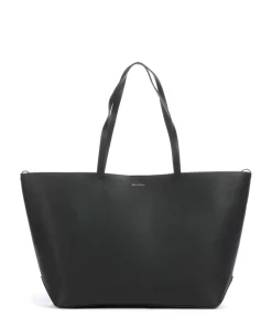 Pija Shopper fein genarbtes Rindsleder schwarz