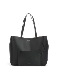 Pija Shopper fein genarbtes Rindsleder schwarz
