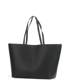 Pija Shopper fein genarbtes Rindsleder schwarz