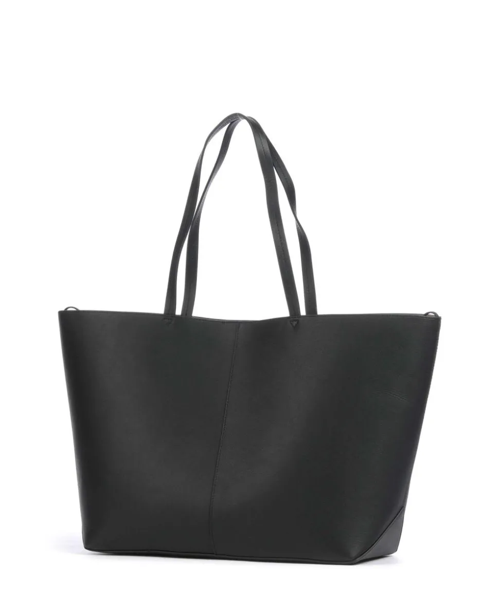 Pija Shopper fein genarbtes Rindsleder schwarz