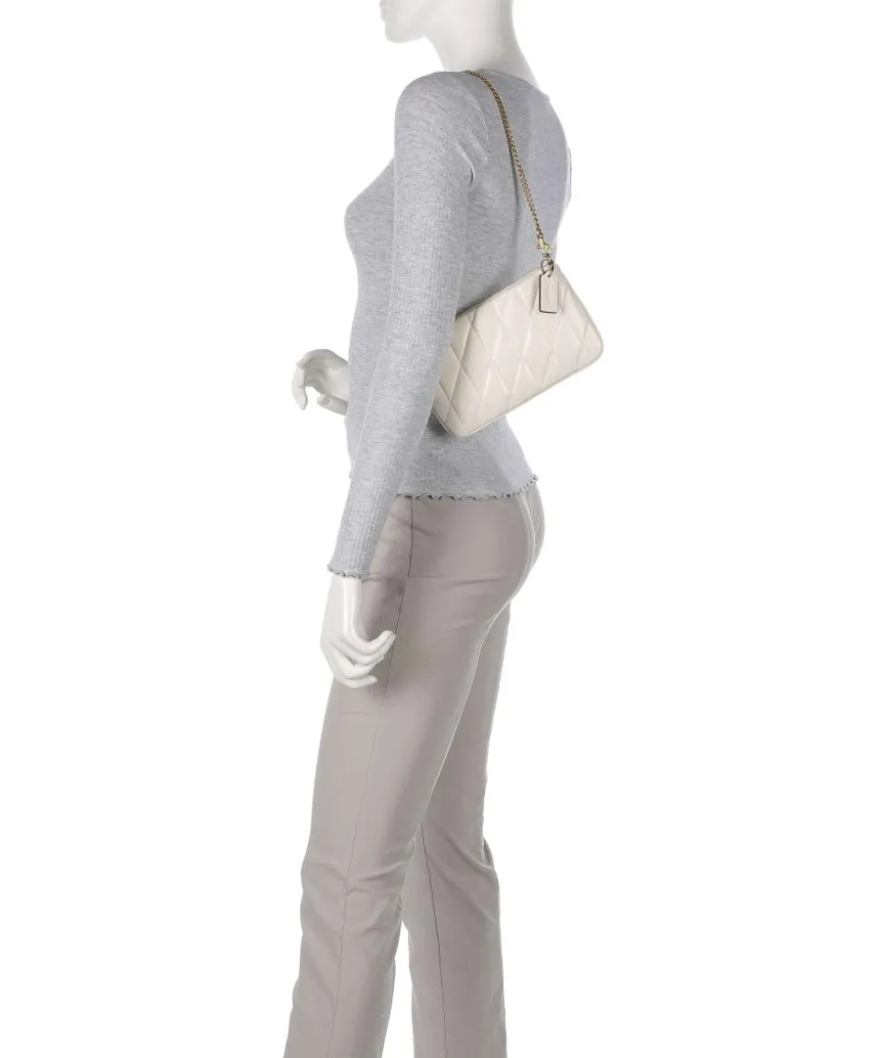 Pillow Schultertasche Leder elfenbein