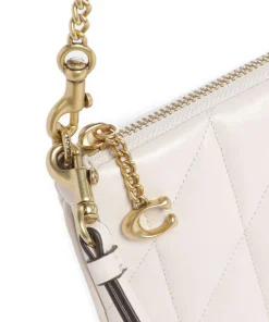 Pillow Schultertasche Leder elfenbein