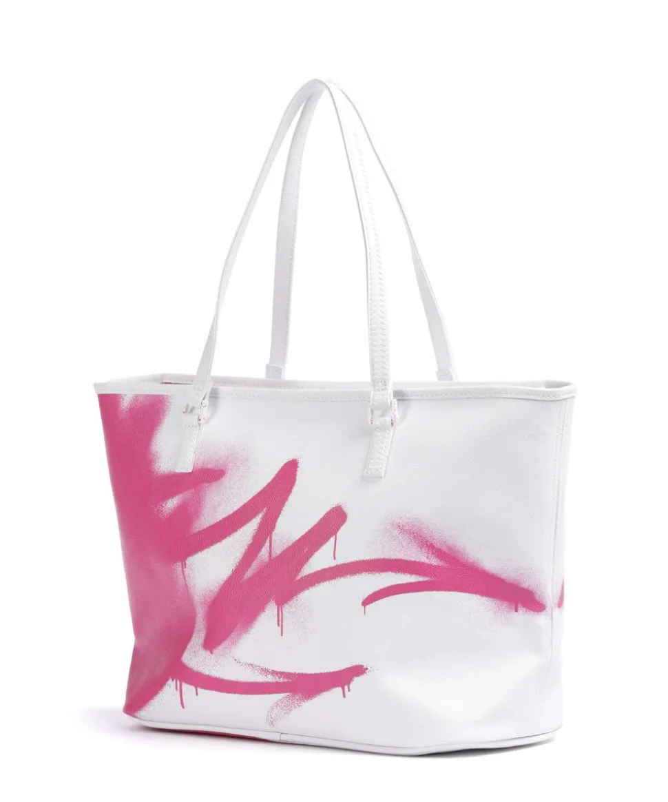 Pink Vandal Shopper Kunststoff weiß