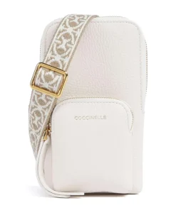 Pixie Handytasche genarbtes Rindsleder weiß