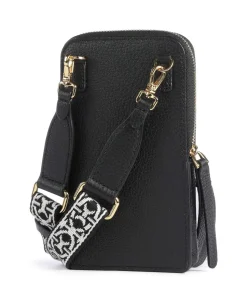 Pixie Handytasche genarbtes Rindsleder schwarz