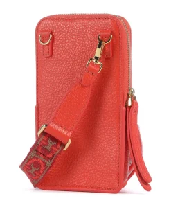 Pixie Handytasche genarbtes Rindsleder rot