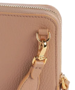 Pixie Handytasche genarbtes Rindsleder hellbraun