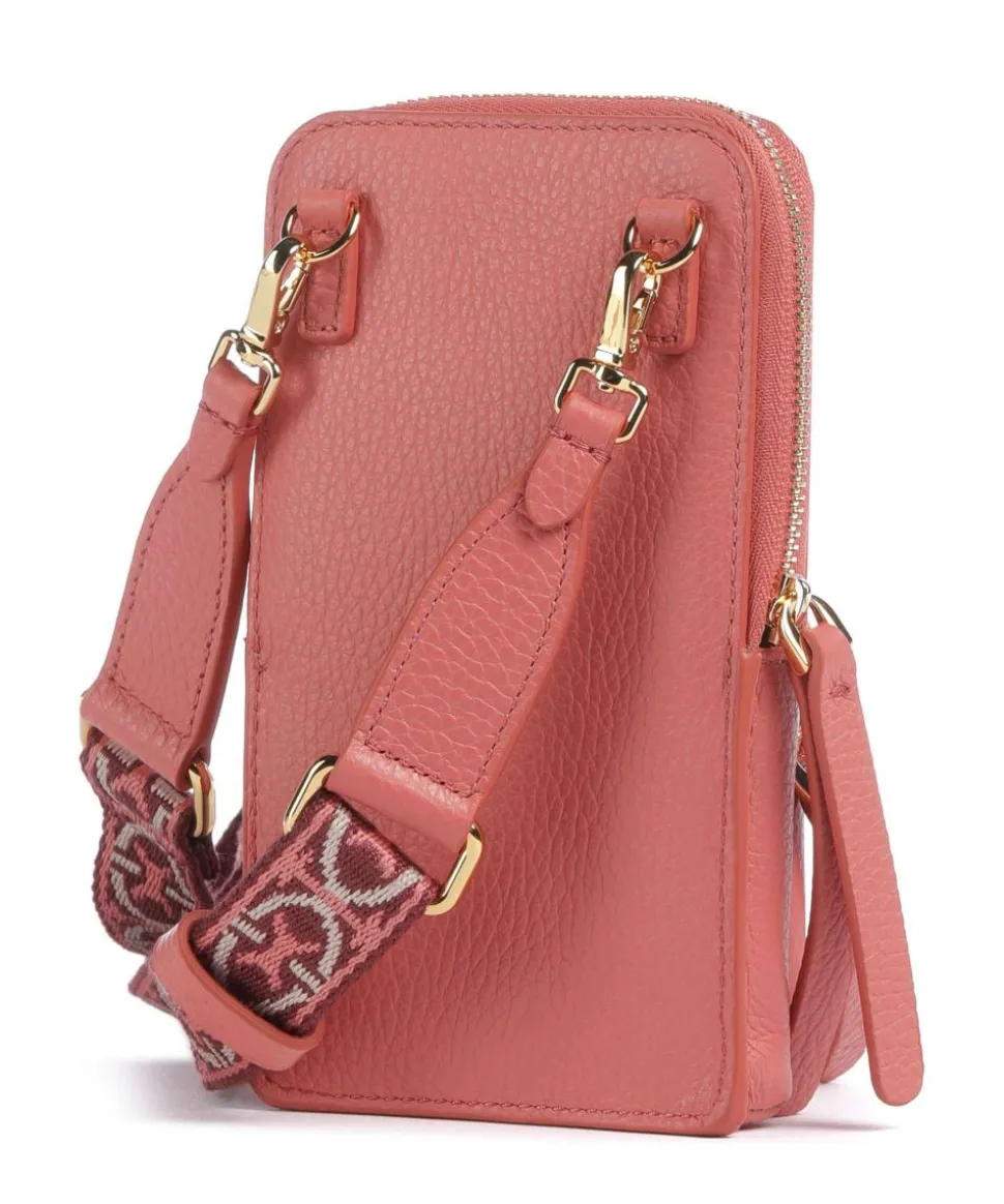 Pixie Handytasche genarbtes Rindsleder fuchsia