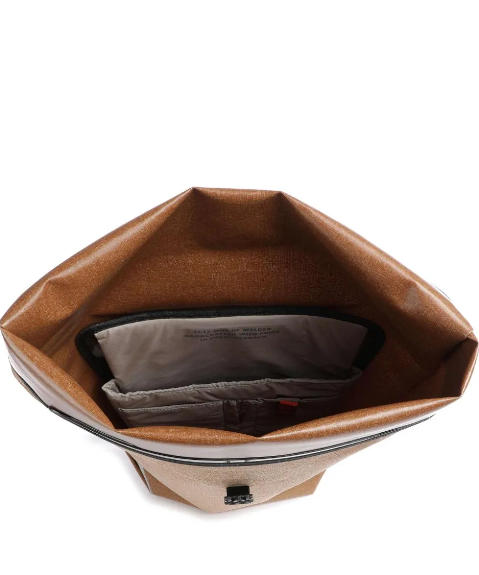 Planegg Rolltop Rucksack 13″ Polyamide, recyceltes Polyester braun