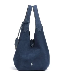 Play Medium Beuteltasche aufgerautes Rindsleder dunkelblau