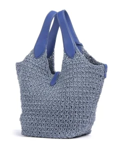 Play Medium Handtasche Baumwolle blau/weiß