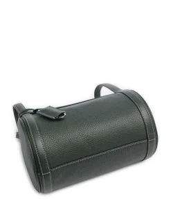 Play Medium Umhängetasche genarbtes Rindsleder dunkelgrün