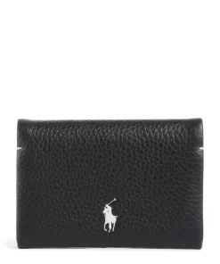 Play Small Geldbörse genarbtes Rindsleder schwarz