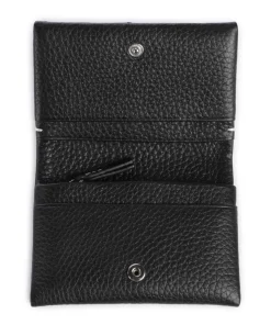 Play Small Geldbörse genarbtes Rindsleder schwarz