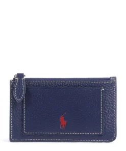 Play Small Kreditkartenetui genarbtes Rindsleder dunkelblau