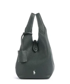 Play Small Umhängetasche genarbtes Rindsleder dunkelgrün