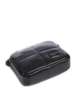 Plaza Umhängetasche weiches Rindsleder schwarz