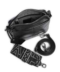 Plaza Umhängetasche weiches Rindsleder schwarz