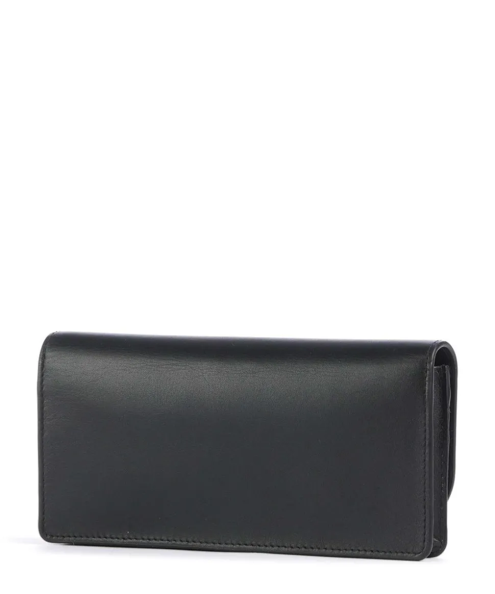Pockets Geldbörse Rindsleder schwarz