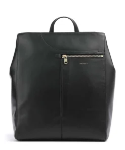 Pockets Icon Rucksack fein genarbtes Rindsleder schwarz