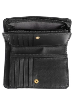 Pockets Kreditkartenetui Leder schwarz